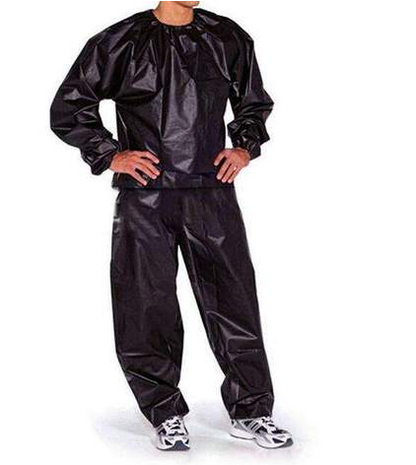 Heavy Duty Anti-Rip Weight Loss Sauna Suit PVC Long Sleeve Unisex Clothes