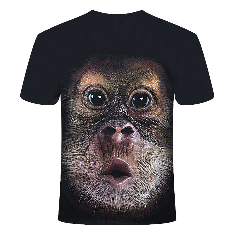 Face digital print T-shirt