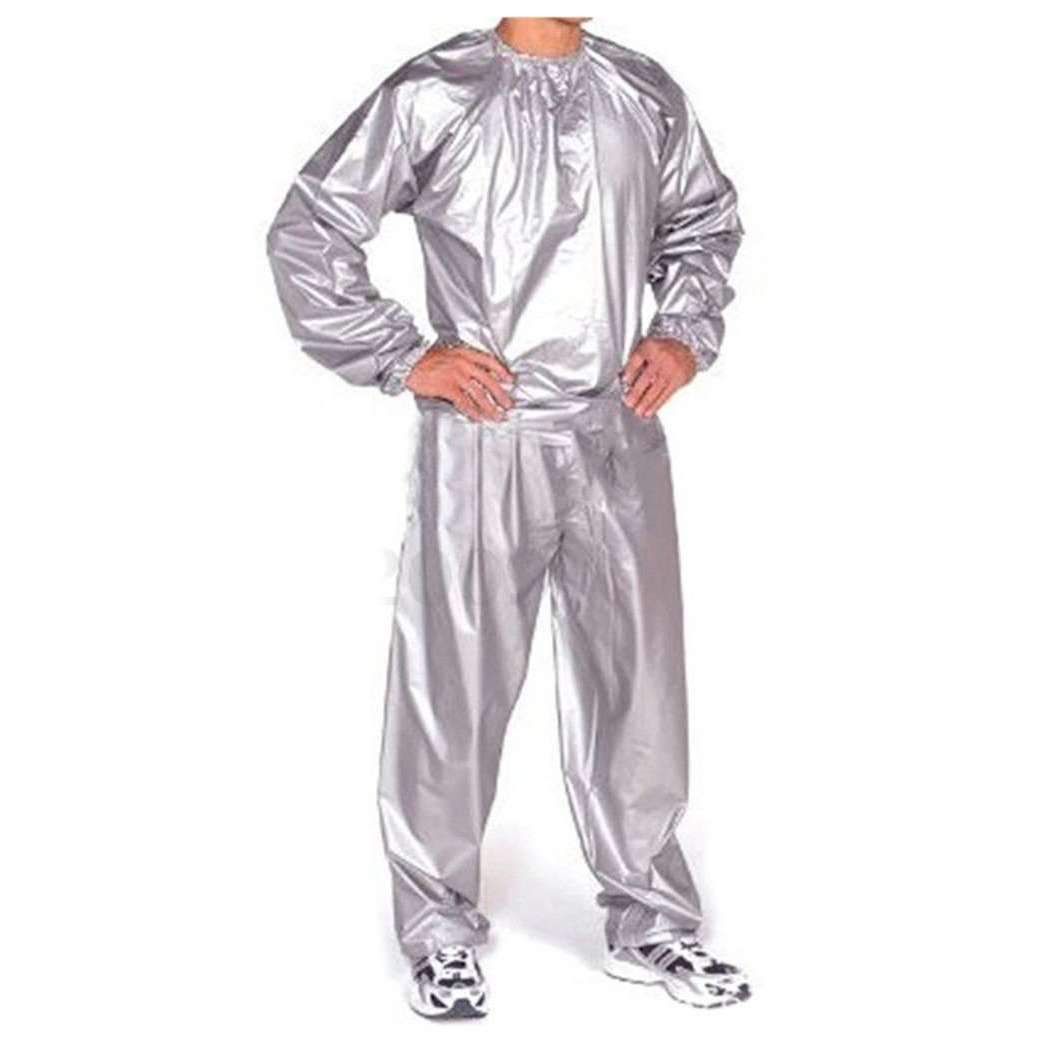 Heavy Duty Anti-Rip Weight Loss Sauna Suit PVC Long Sleeve Unisex Clothes