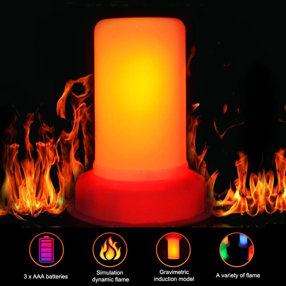 LED flame light