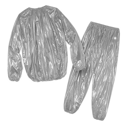 Heavy Duty Anti-Rip Weight Loss Sauna Suit PVC Long Sleeve Unisex Clothes